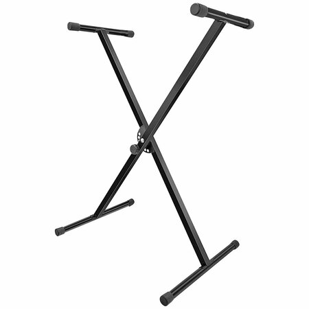 5 CORE 5 Core Keyboard Stand Riser - X Style Classic Keyboard Piano Holder w Adjustable Width & Height KS 1X